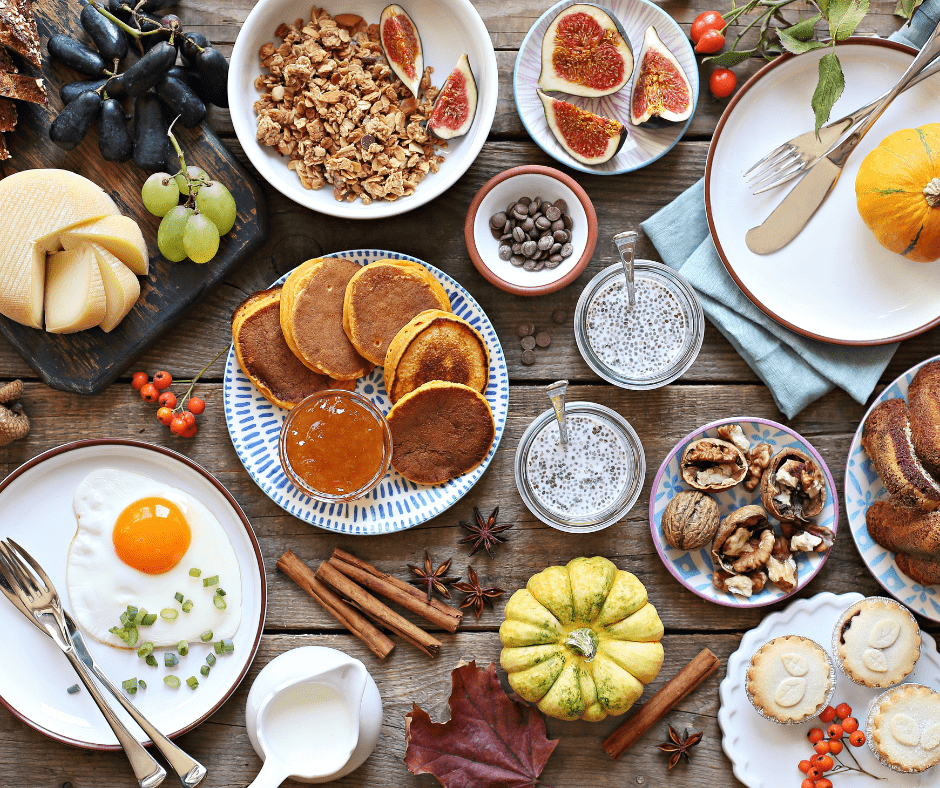 Indoor Picknick Brunch mit großer Spielecke