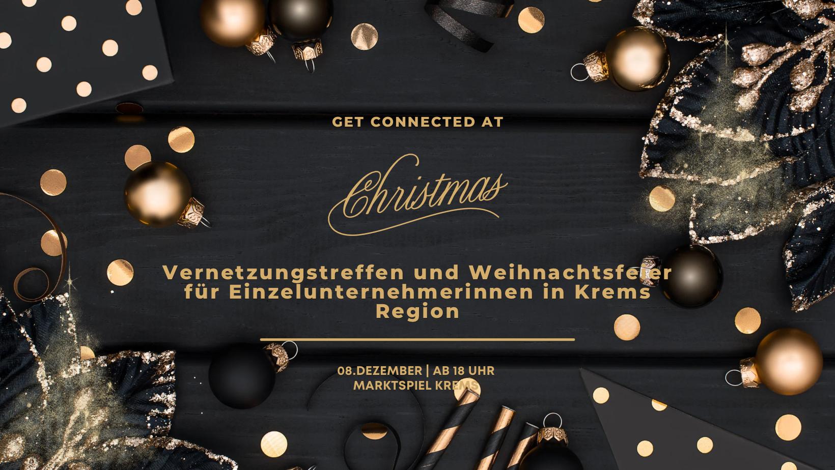 Vernetzungstreffen und Weihnachtsfeier für Einzelunternehmerinnen